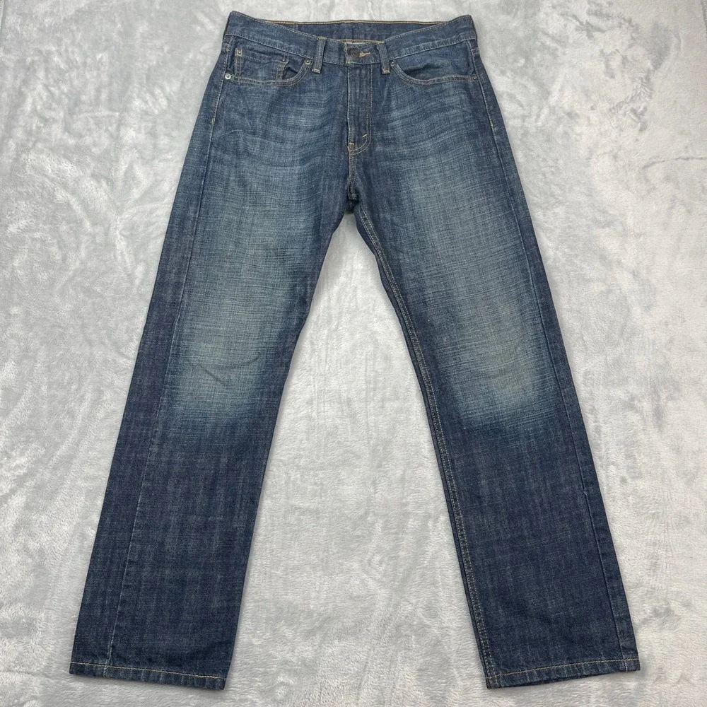 Levi's‎ 505 Straight Leg Jeans Mens 32x30 Blue Denim 5-Pocket Red Tab Streetwear